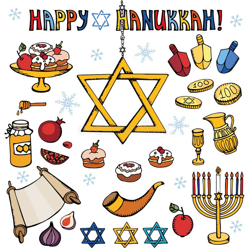 Printable Hanukkah Symbols Printable Hanukkah Symbols