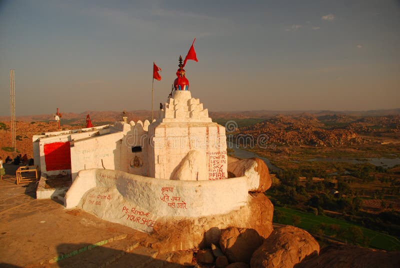 Hanuman temple, Hampi, Karnataka, India stock images Hanuman temple, Hampi, Karnataka, India stock images
