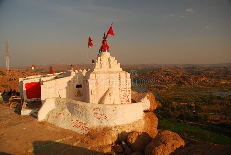 Hanuman Hindu temple, Hampi, Karnataka, India