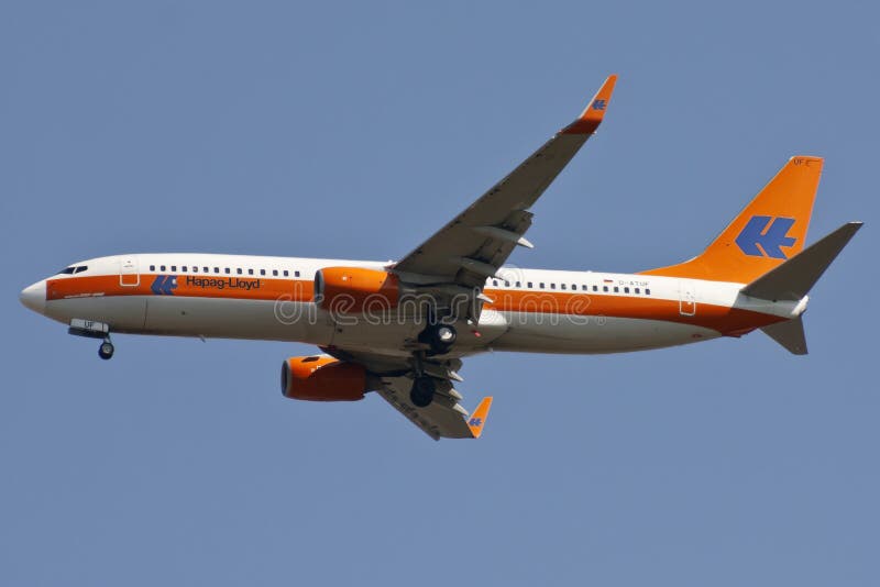 Hapag-Lloyd Kreuzfahrten Airline royalty free stock photography Hapag-Lloyd Kreuzfahrten Airline royalty free stock photography