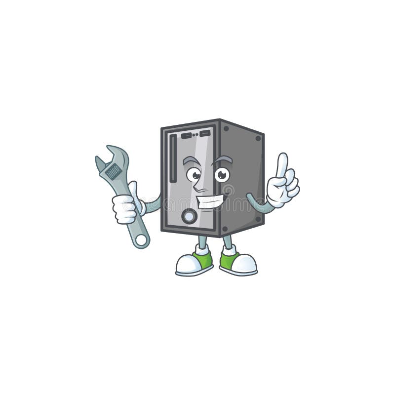 Happily Mechanic CPU Cartoon Character Design Style Stock Vector - Illustration of digital, colored: 171515286 Happily Mechanic CPU Cartoon Character Design Style Stock Vector - Illustration of digital, colored: 171515286