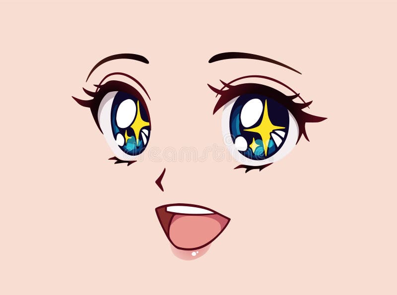 Anime Face Free Stock Illustrations  80 Anime Face Free Stock  Illustrations Vectors  Clipart  Dreamstime