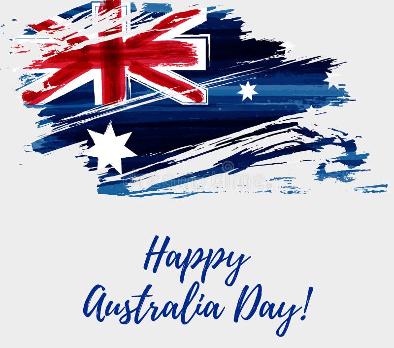 Happy Australia Day Background Stock Vector Illustration of business