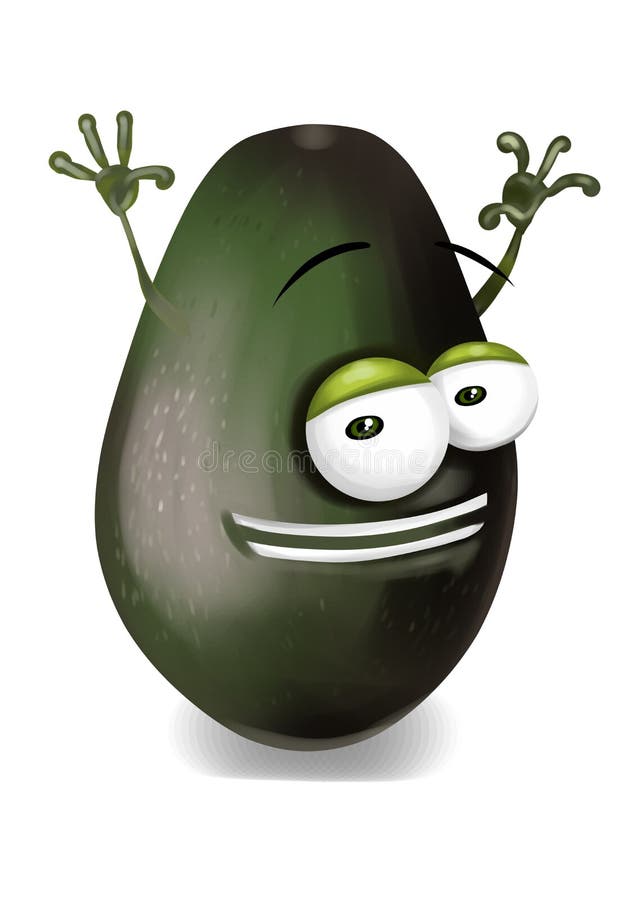 Happy Avocado Cartoon Character Laughing Joyfully Stock Illustration - Illustration of avocadoes, green: 40245353 Happy Avocado Cartoon Character Laughing Joyfully Stock Illustration - Illustration of avocadoes, green: 40245353