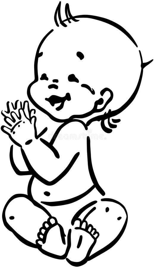 Happy Baby stock vector. Illustration of cartoons, clipart ...
