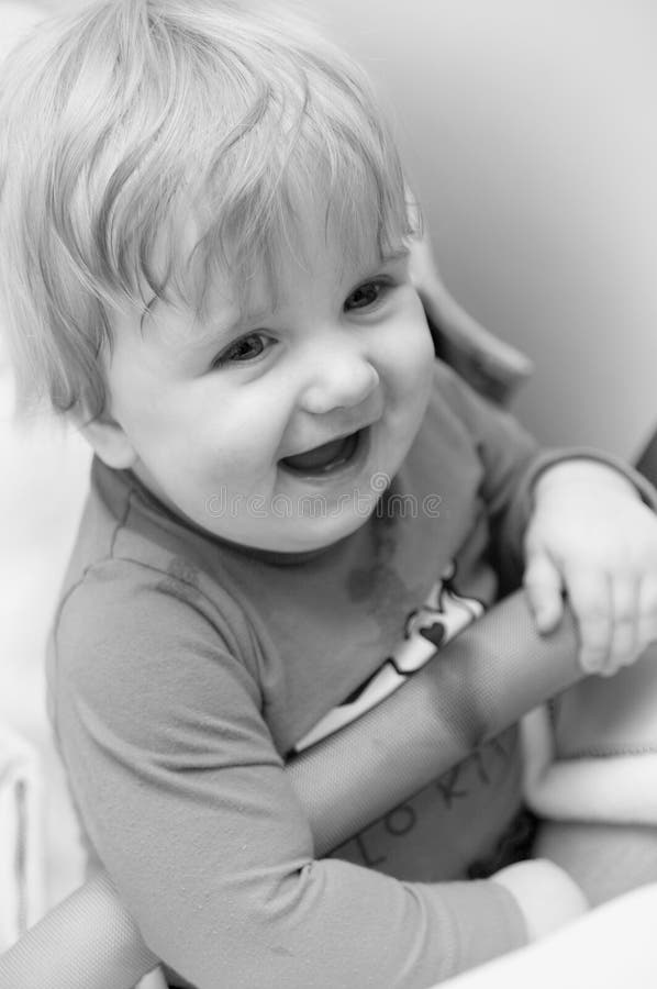 Happy baby girl stock photo Happy baby girl stock photo