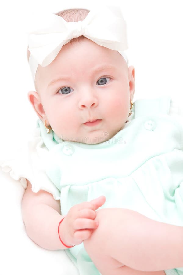 Happy baby girl royalty free stock photos