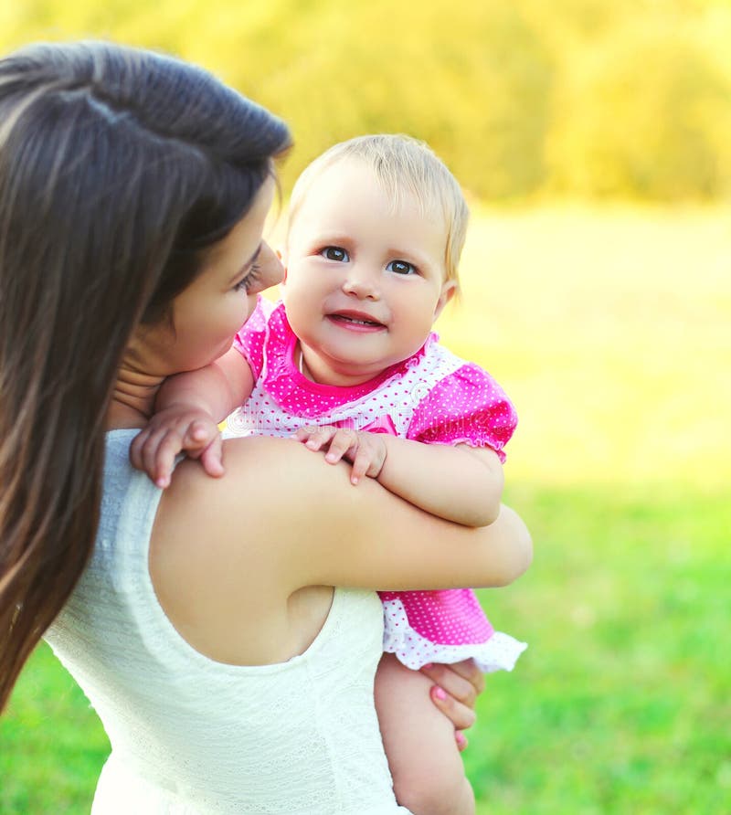Happy mom and baby stock image. Image of emotion, lovely 45047809