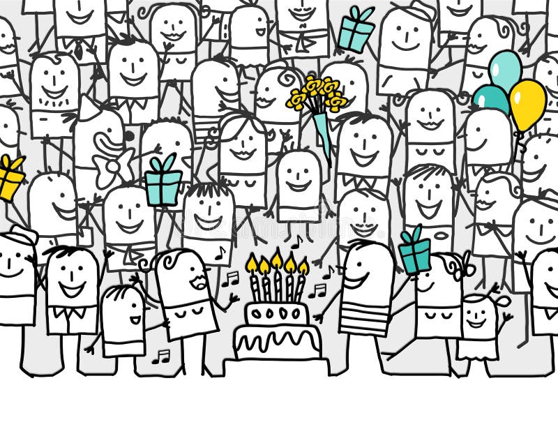 Happy birthday royalty free illustration