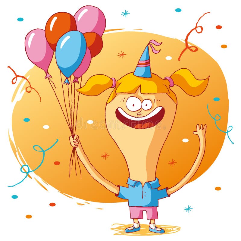 Happy birthday stock illustration