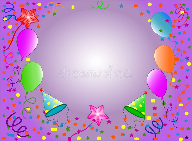 Happy Birthday background stock vector. Illustration of card - 8023286