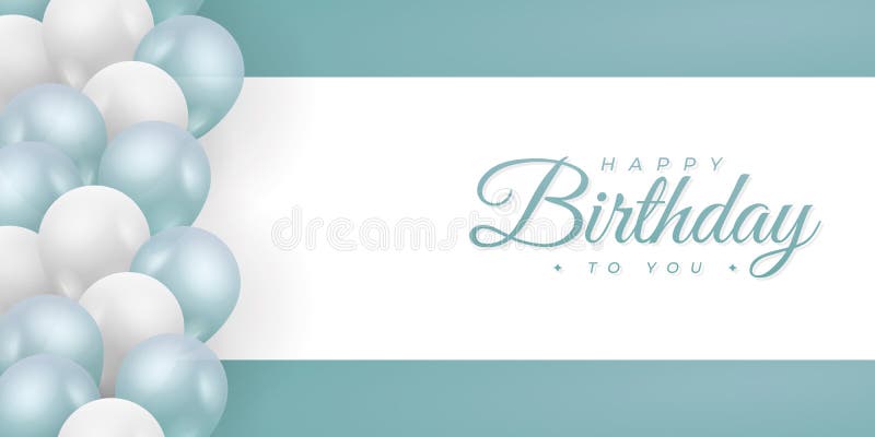 Happy Birthday Background Design . Clean and Simple Background for  Celebrating Birthday Stock Vector - Illustration of invitation, birth:  206283472