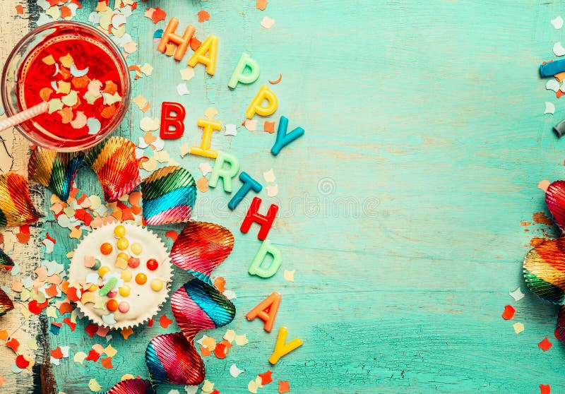 Free Vector  Realistic birthday background