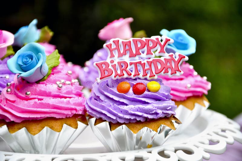 Cookies cake say happy birthday. Cookies cake say happy birthday