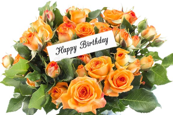 7,587 Roses Bouquet Card Happy Birthday Stock Photos - Free & Royalty ...