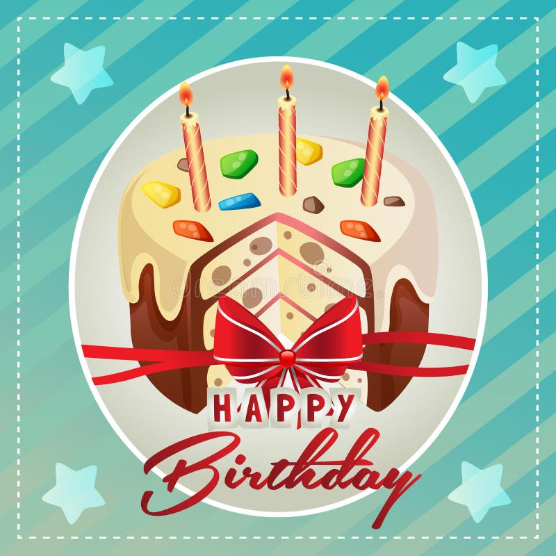 Happy Birthday Card with Cute Sprinkles Tart Stock Vector - Illustration of invitation, celebration: 113260252 Happy Birthday Card with Cute Sprinkles Tart Stock Vector - Illustration of invitation, celebration: 113260252