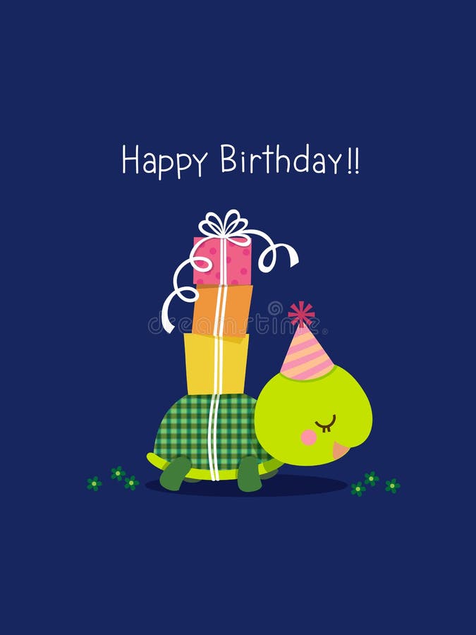 Birthday Turtle Stock Illustrations 715 Birthday Turtle Stock Illustrations Vectors Clipart Dreamstime