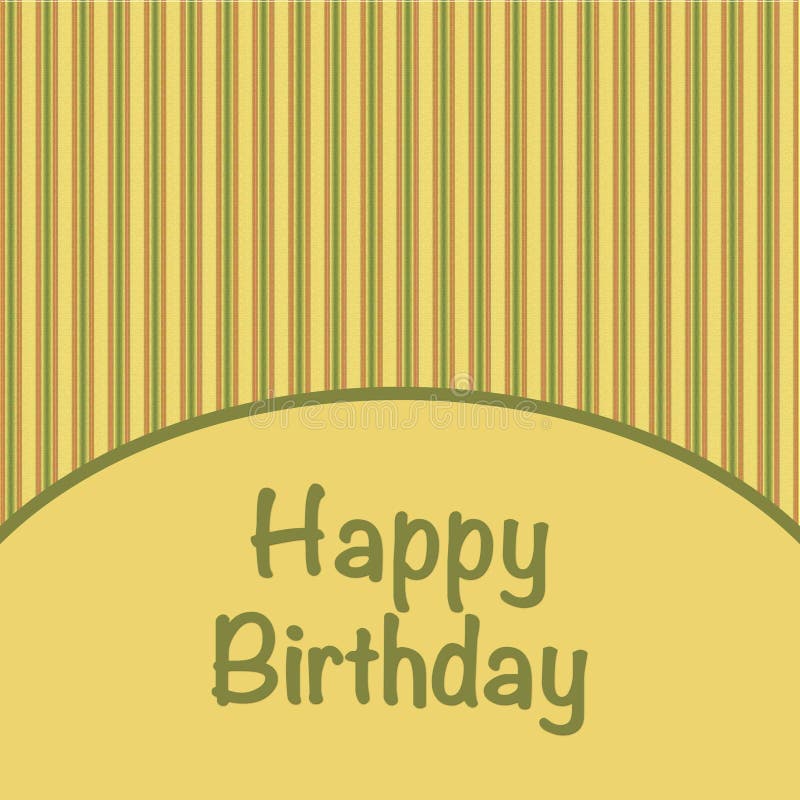 Happy Birthday card design stock illustration. Illustration of ...