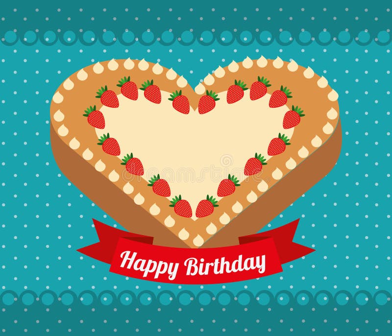 Happy birthday card design stock vector. Illustration of card 63135743