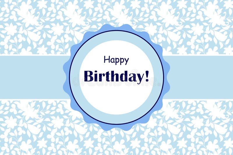Happy Birthday! - Card. Vector Stock Illustration Eps10 Stock Vector ...