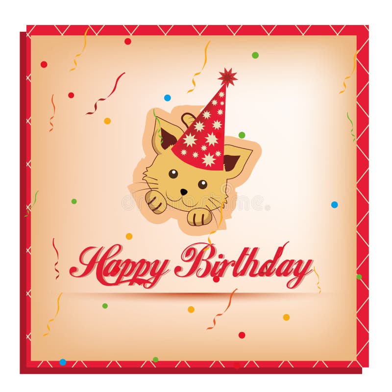 Happy birthday stock vector. Illustration of holiday - 38113052