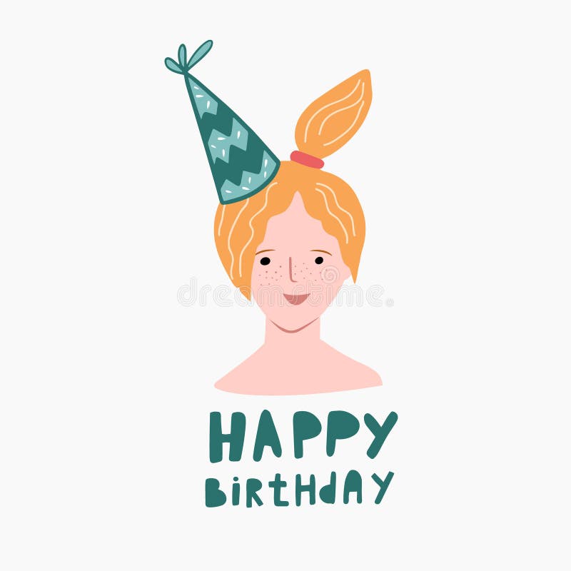 Girl with a festive meal stock vector. Illustration of girl - 16831277