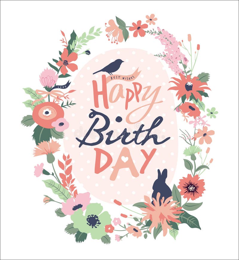 Happy Birthday stock vector Illustration of greeting Happy Birthday stock vector Illustration of greeting