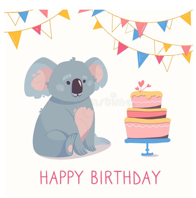 Birthday Koala Stock Illustrations – 1,176 Birthday Koala Stock ...