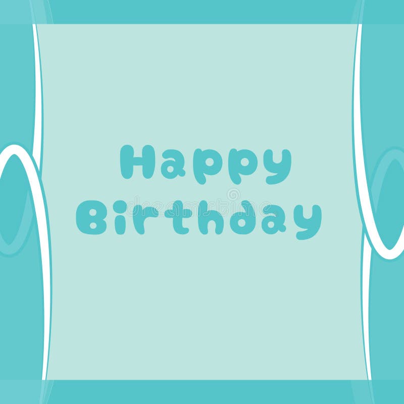 Happy Birthday. Greeting Card with the Inscription - Happy Birthday ...