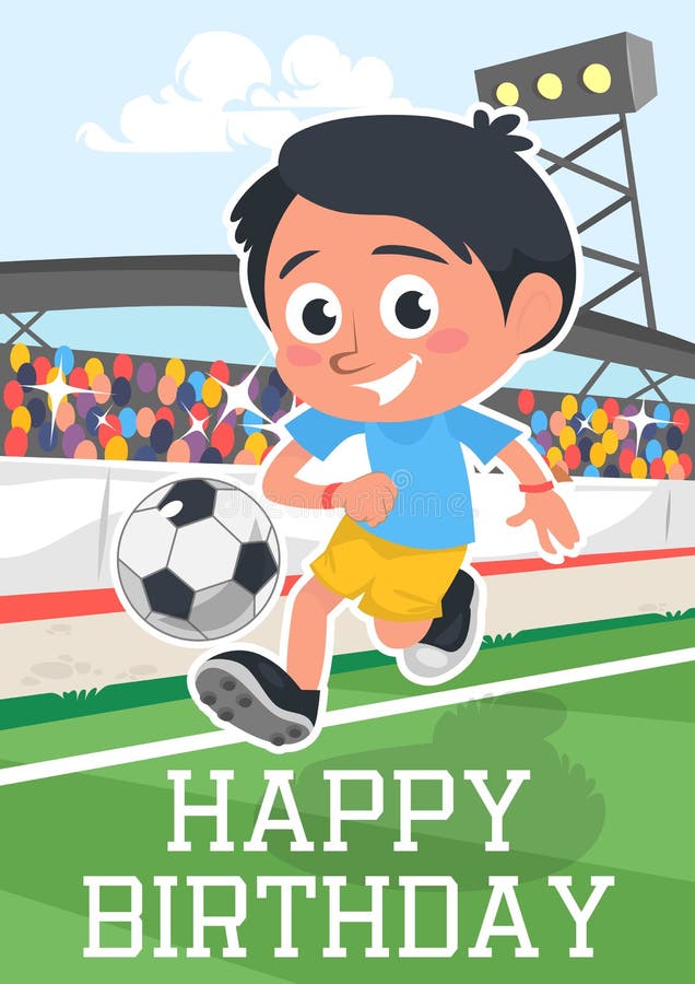 Birthday Soccer Stock Illustrations – 1,831 Birthday Soccer Stock ...