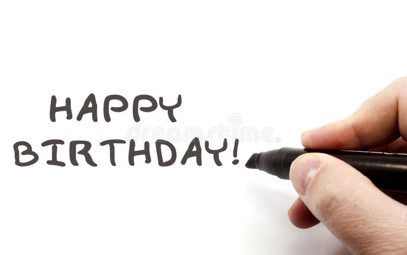 Happy Birthday! stock photo. Image of typography, birthday - 6535718