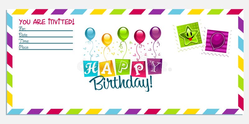 birthday invite card birthday invite card
