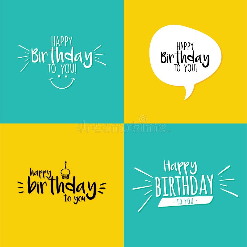 Happy Birthday label stock vector. Illustration of blue 77606952