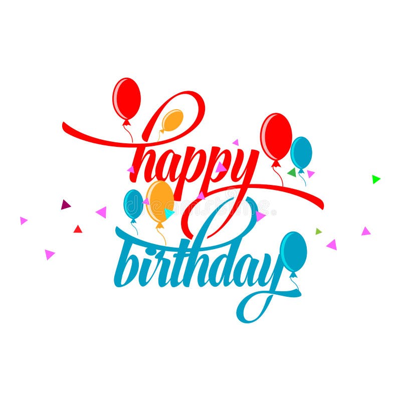 Download Happy Birthday Logo Vector Template Design Illustration ...