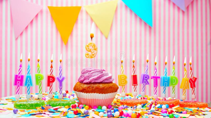Happy Birthday 9 Year Old Stock Photos - Free & Royalty-Free Stock Photos  from Dreamstime