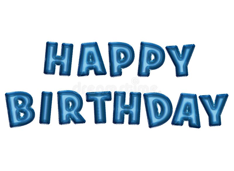 Happy Birthday Party Balloons Stock Illustration - Illustration of ...