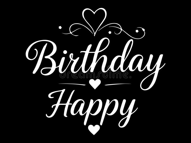 Happy Birthday Victor Art Illustration Stock Vector - Illustration of