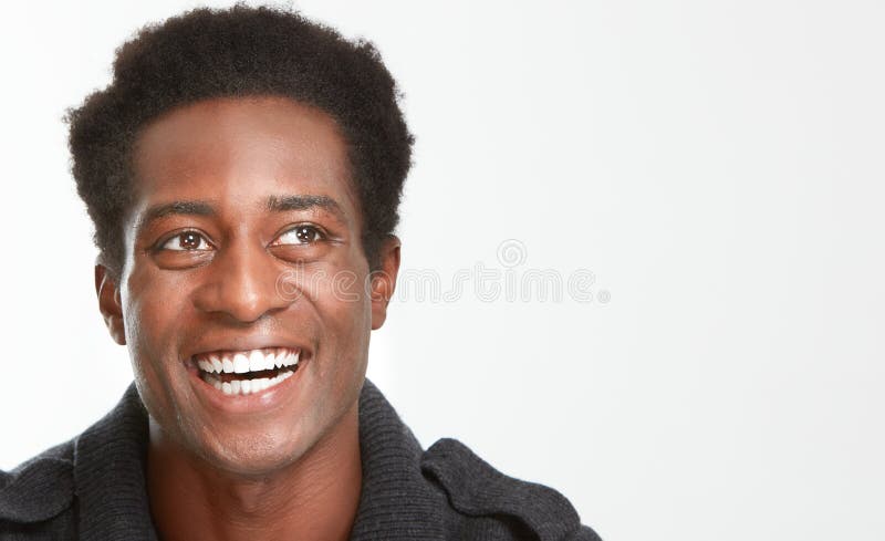 Photo Face of happy smiling African man Image #1952424