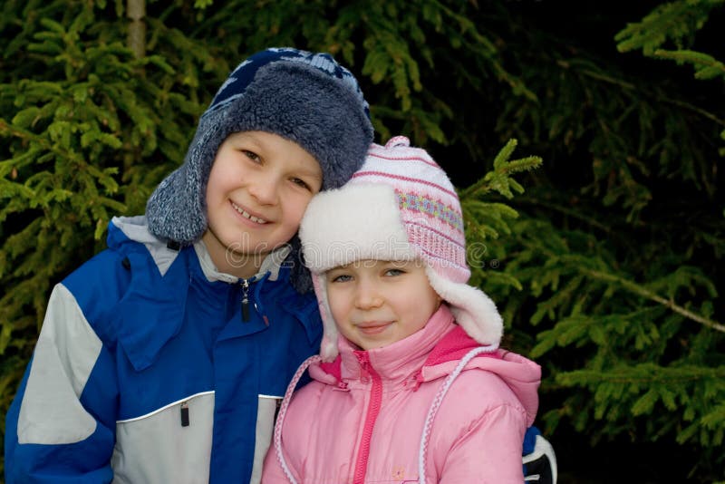Happy Boy and Girl! royalty free stock image Happy Boy and Girl! royalty free stock image