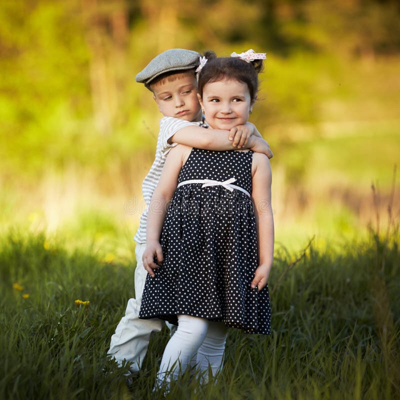Happy Boy Girl Hug Stock Photos Download 22,712 Royalty Free Photos