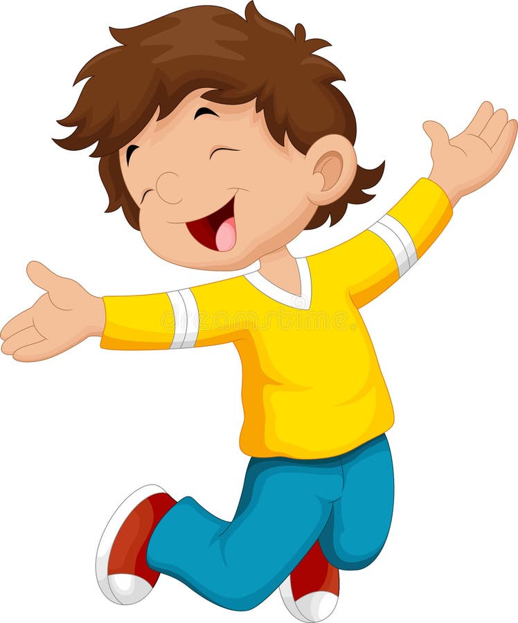 Happy boy and jump stock illustration. Illustration of leanth - 66944821 Happy boy and jump stock illustration. Illustration of leanth - 66944821