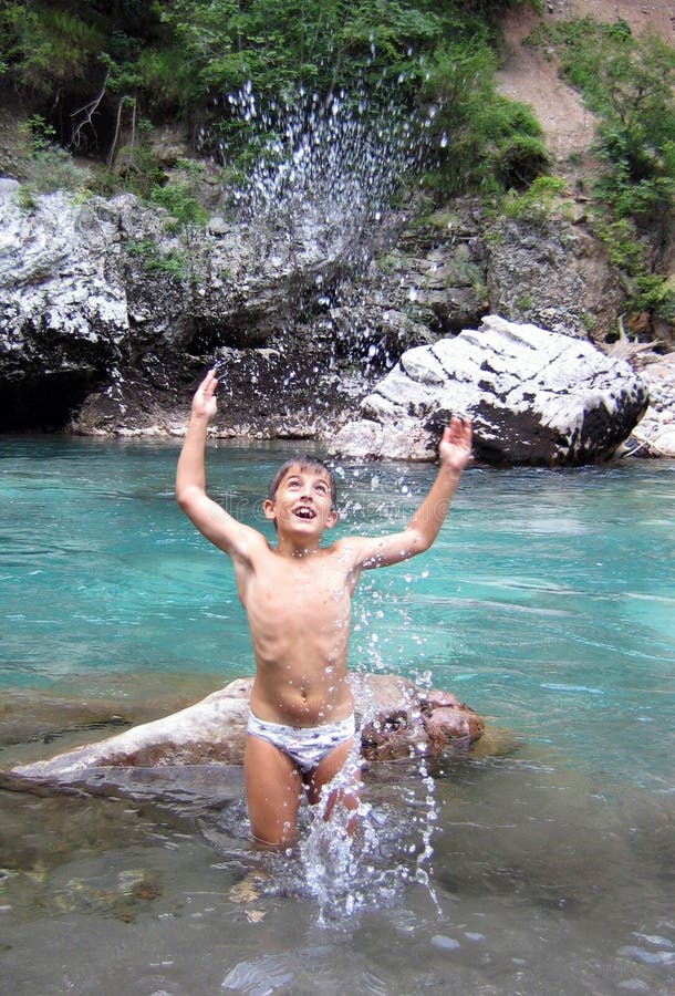 Water Acrobats stock photo. Image of holiday, active 10059438