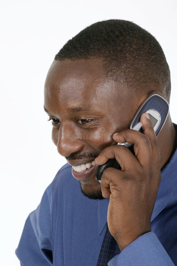 Happy Business Man On Cellphone 1