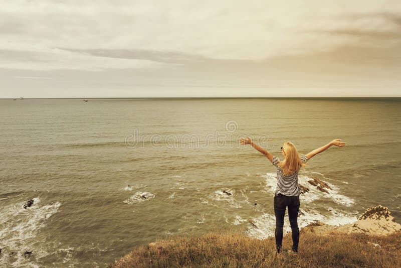 Happy Carefree Woman stock images Happy Carefree Woman stock images