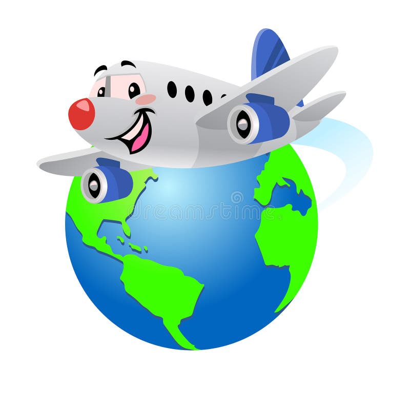 Cartoon Airplane Flying Around World Stock Illustrations – 182 Cartoon  Airplane Flying Around World Stock Illustrations, Vectors & Clipart -  Dreamstime