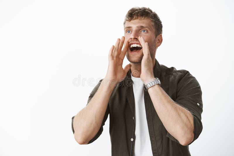 Distance Person Shouting Stock Photos - Free & Royalty-Free Stock ...