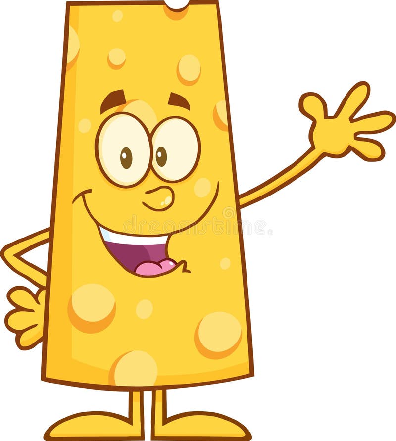 Cartoon Swiss Cheese Waving Stock Illustrations 20 Cartoon Swiss