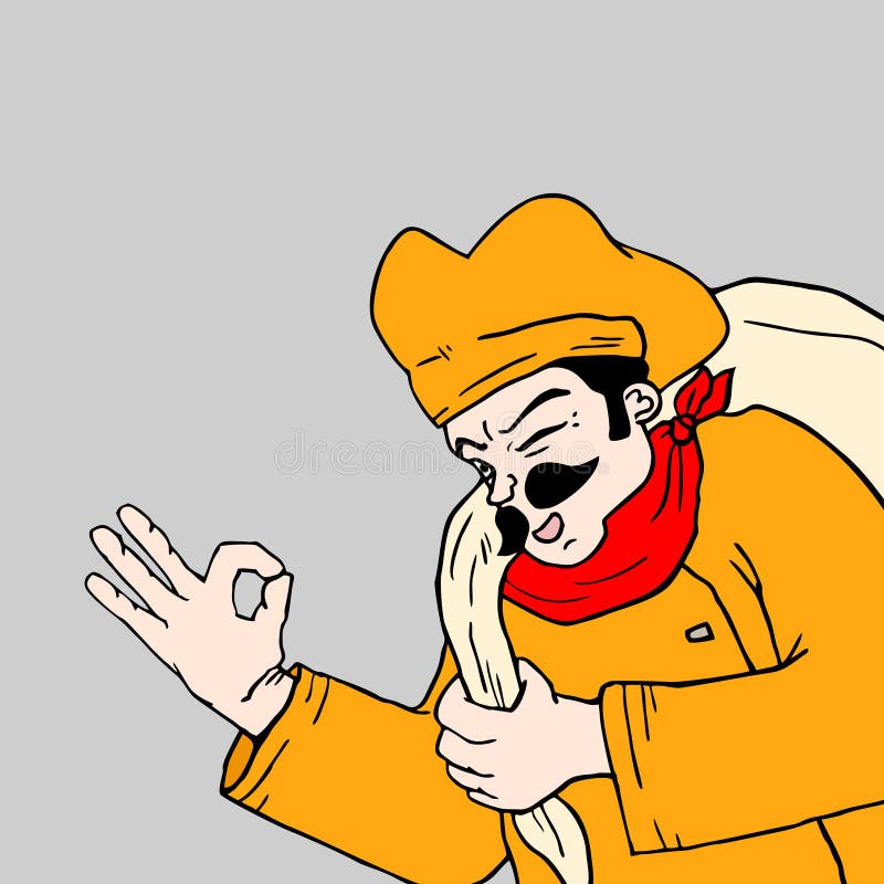 Happy chef royalty free illustration