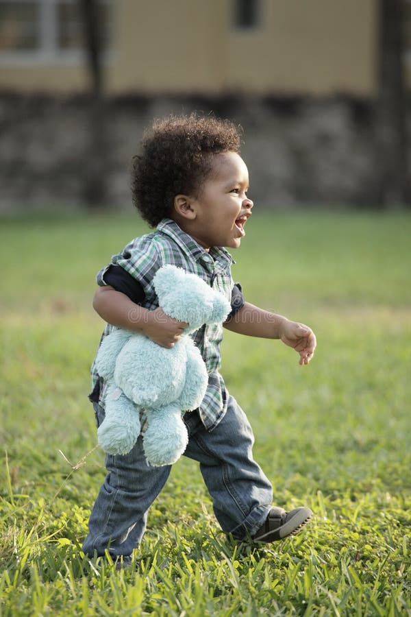 Happy child in the park