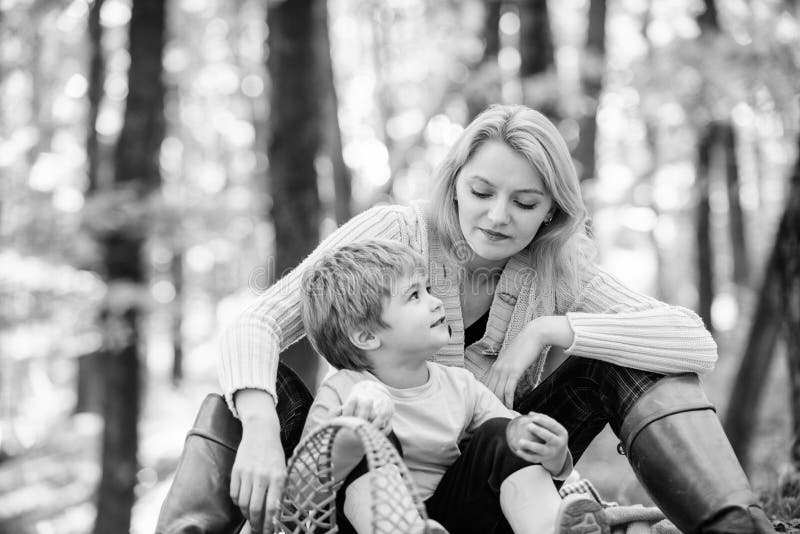 mom son in forest mom son in forest
